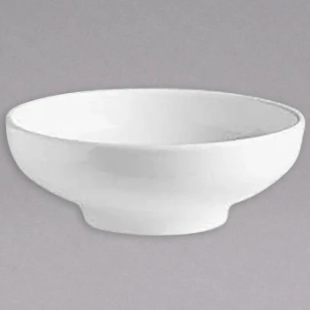 Hall China from Steelite International HL19530AWHA 22 oz. Ivory (American White) China Salad / Pasta Bowl - 12/Case