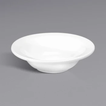 Oneida Gemini by 1880 Hospitality F1130000721 12 oz. White Bone China Grapefruit Bowl - 36/Case