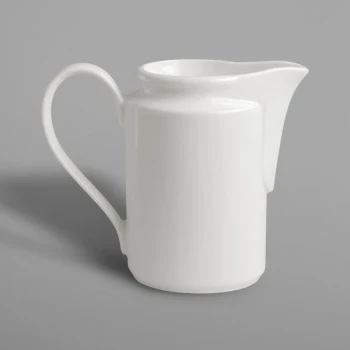 RAK Porcelain Banquet 5.1 oz. Ivory Porcelain Creamer - 6/Case