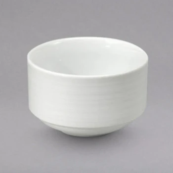 Sant' Andrea Botticelli by 1880 Hospitality R4570000705 9 oz. Stackable Bright White Porcelain Bouillon Cup - 36/Case