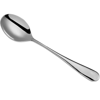 Chef & Sommelier EQ289 Burlington 8 1/8" 18/10 Stainless Steel Extra Heavy Weight Dinner Spoon by Arc Cardinal - 12/Case