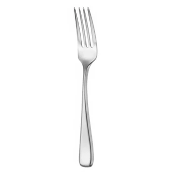 Oneida Perimeter by 1880 Hospitality T936FDEF 7 1/4" 18/10 Stainless Steel Extra Heavy Weight Salad Fork - 12/Case