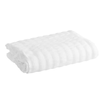 1888 Mills Beyond Textures 120" x 87" Full Size White Polyester Top Sheet - 12/Case