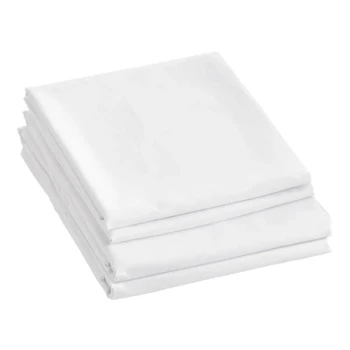 Berkshire Hospitality SuiteDream King Size 4-Piece True White 100% Polyester Microfiber Sheet Set - 6/Case