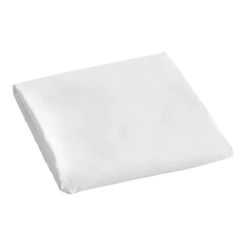 Berkshire Hospitality SuiteDream 116" x 108" King Size True White 100% Polyester Microfiber Flat Sheet - 12/Case