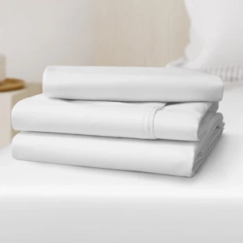 Oxford T180 Superblend 36" x 80" x 9" Hospital Size Mercerized Cotton / Polyester 180 Thread Count - 24/Case