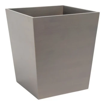 room360 Bali 14 Qt. Smoke Bamboo Flare Wastebasket - 4/Pack