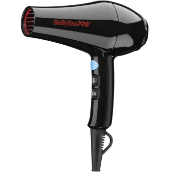 Conair BaByliss Pro Black Hair Dryer BHOSPBK6689 - 125V, 1875W