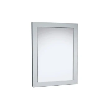 American Specialties, Inc. 12" x 16" Polished Stainless Steel Chase Mounted Framed Security Mirror 10-101-14