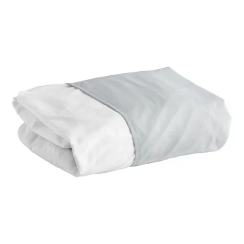 1888 Mills Beyond 80" x 54" Full XL Size Gray Polyester Bed Skirt - 6/Case