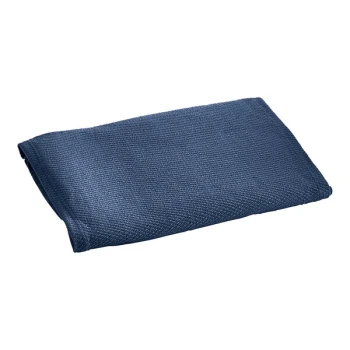 Berkshire Hospitality knit2fit 59" x 79" x 9" Full / Queen Size Bluestone Polyester / Spandex Diamond Box Spring Cover - 12/Case