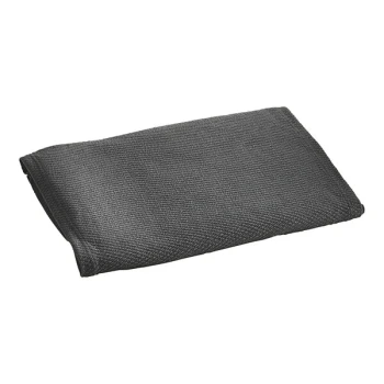 Berkshire Hospitality knit2fit 59" x 79" x 9" Full / Queen Size Ember Polyester / Spandex Diamond Box Spring Cover - 12/Case
