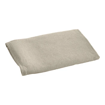 Berkshire Hospitality knit2fit 59" x 79" x 9" Full / Queen Size Khaki Polyester / Spandex Diamond Box Spring Cover - 12/Case