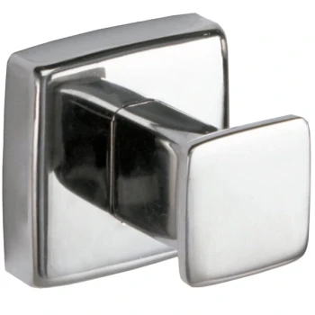Bobrick B-6717 1 1/4" Surface-Mounted Single Robe Hook with Satin Finish