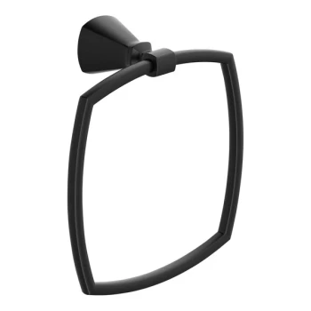 American Standard 7018190.243 Edgemere Matte Black Towel Ring