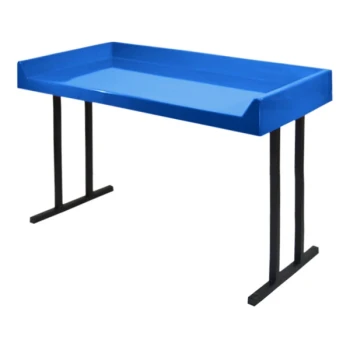 Sol-O-Matic 48" x 24" x 34" Regal Blue Fiberglass Laundromat Folding Table