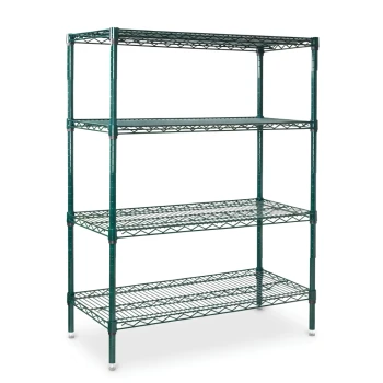 Culinex, Shelving Unit, Stainless Steel, Epoxy Finish, 4 Tiers, 275 kg/Shelf Capacity,