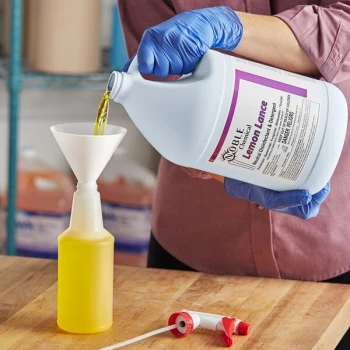 Noble 1 Gallon / 128 oz. Lemon Lance Lemon Concentrated Disinfectant & Detergent Cleaner - 4/Case