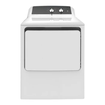 GE GTX52GASPWB 6.2 Cu. Ft. Front-Load Gas-Powered Commercial Dryer - Free Use