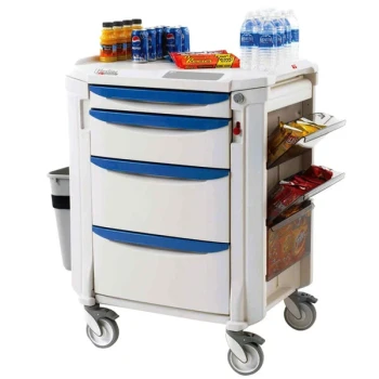 Metro FLMB1 Mini Bar Restocking Cart with 6"-9" Drawers