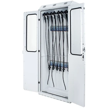Harloff SureDry SC8036DRDP-14-DSS3316 Steel 14-Scope Drying Cabinet with Key Lock and Dri-Scope Aid
