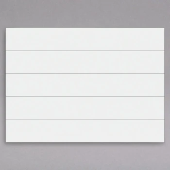 MasterVision BVCFM2518 6" x 7/8" White Dry Erase Magnetic Strip - 25/Pack