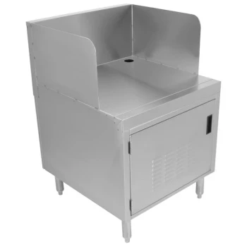 Advance Tabco PRPOS-18-DR Prestige Series 18" Stainless Steel Underbar Point of Service Cabinet