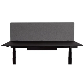 Luxor RCLM6024SG RECLAIM Slate Gray 60" x 24" Desk Mount Privacy Panel