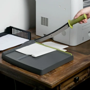 Swingline 9312 ClassicCut Lite 13" x 19 1/2" 10 Sheet Guillotine Paper Trimmer with Plastic Base