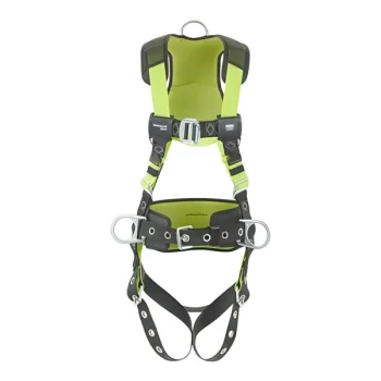 Honeywell Miller H500 Small / Medium Construction Comfort Green Full-Body Harness with Tongue Leg Buckles H5CC311021