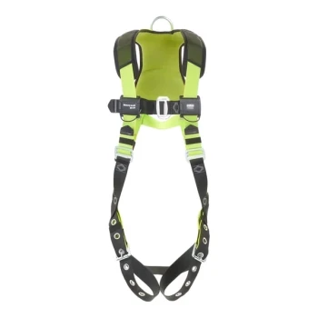 Honeywell Miller H500 Universal Industry Comfort Green Full-Body Harness with Quick Connect Buckles H5IC221102