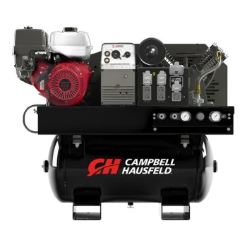 Campbell Hausfeld 30 Gallon 2-Stage Industrial Cast Iron 3-in-1 Air Compressor, Generator, and Welder GR3200