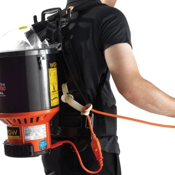 Hoover C2401 6.4 Qt. Commercial Backpack Vacuum Cleaner with 1 1/2" Attachments