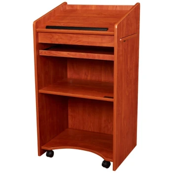 Oklahoma Sound 600-CH Wild Cherry Finish Aristocrat Floor Lectern