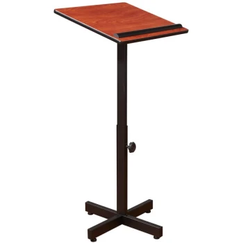 Oklahoma Sound 70-CH Wild Cherry Finish Portable Presentation Lectern