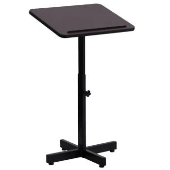 Flash Furniture XU-LECTERN-ADJ-GG Adjustable Height Metal Lectern