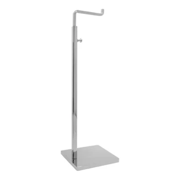 7" x 5" x 22" Chrome-Plated Steel Adjustable-Height Countertop Purse Display Rack
