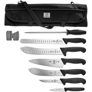 Mercer Culinary BPX® 9-Piece BBQ Competition Knife Roll Set M13752