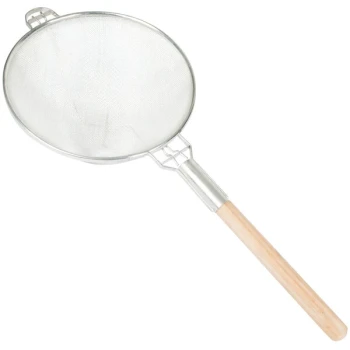 TableCraft 1024 13 3/4" Reinforced Heavy-Duty Tin Strainer