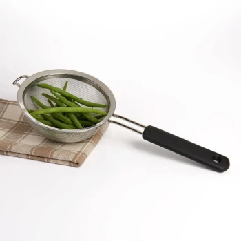 OXO Good Grips 14" x 6" Stainless Steel Fine Mesh Strainer with Black Handle 38891