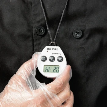 Taylor 5816N Digital 100 Minute Kitchen Timer / Stopwatch with Lanyard