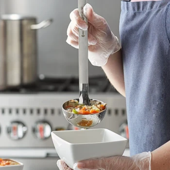 Vollrath 4980610 Jacob's Pride® 6 oz. One-Piece Stainless Steel Ladle
