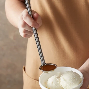 Vollrath 46810 0.5 oz. Stainless Steel One-Piece Ladle