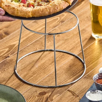 American Metalcraft 7 3/8" Chrome-Plated Round Display Rack