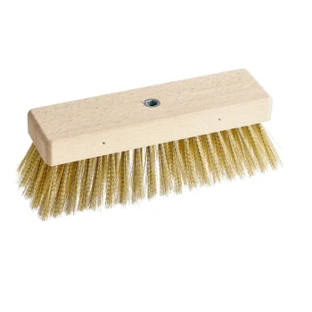 GI Metal R-SP 8" x 2 1/2" Brass Bristle Pizza Oven Brush Head