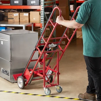 Lavex 900 lb. Steel Appliance Hand Truck with 8" Aluminum Wheels