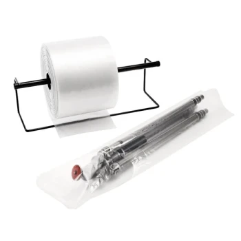 Lavex 5" x 1500' 4 Mil Clear Polyethylene Layflat Tubing on a Roll