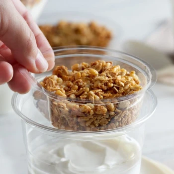 Choice 4 oz. Clear PET Parfait Insert - 1,000/Case