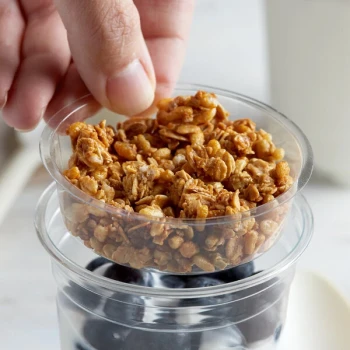 Choice 2 oz. Clear PET Narrow Parfait Insert - 1,000/Case