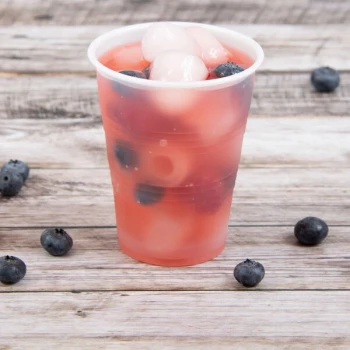 Dart Y10 Conex Galaxy 10 oz. Translucent Plastic Cold Cup - 2,500/Case